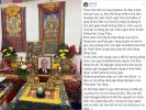 Bàn thờ TBT Nguyễn Phú Trọng bày trí theo Phật giáo Mật Tông của Tây Tạng