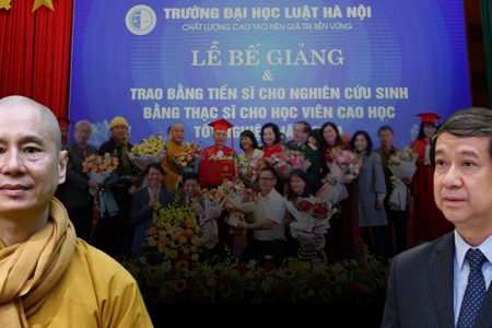 Danh tiếng Thích Chân Quang “ngỏm củ tỏi”, Đại học Luật Hà Nội vớ được phao cứu sinh!